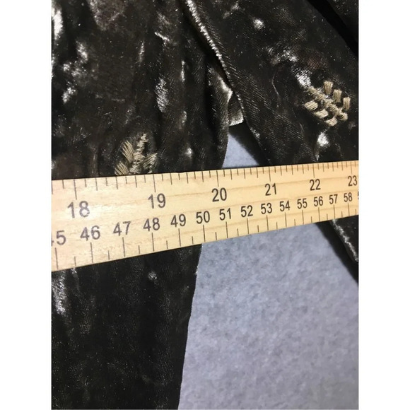 Womens Easel Open Cardigan Crushed Velvet Taylor Swift Eras Tour Willow Cape - Picture 3 of 5